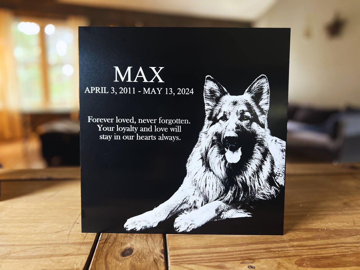 Aluminum Memorial - Large (12" x 12")