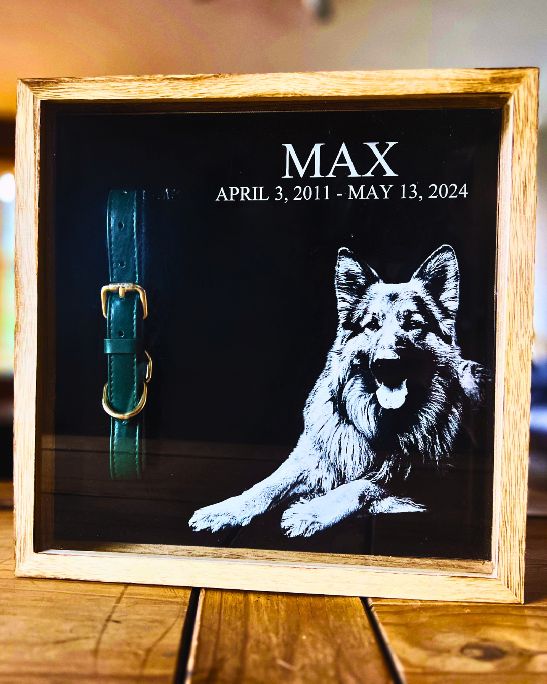Collar Display Shadow Box
